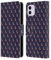 Head Case Designs Violette Katze Tangram Tiere Drucke Leder Brieftaschen Handyhülle Hülle Huelle kompatibel mit Apple iPhone 11