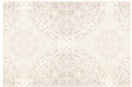 Tapete selbstklebend - Mandala Aquarell Ornament beige Querformat 190 x 288cm