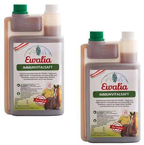 Ewalia Immunvitalsaft für Pferde - Doppelpack - 2 x 1 L