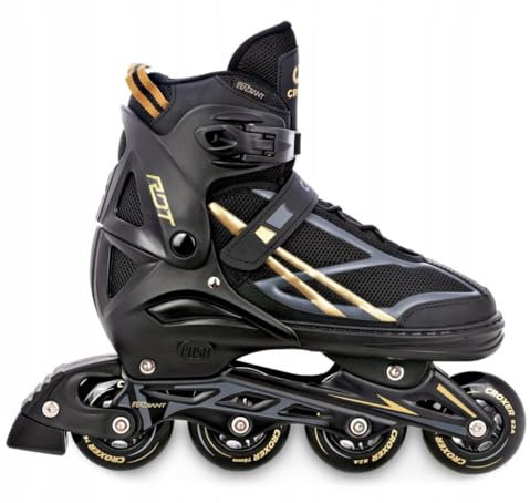 CROXER Inlineskates Inliner Radiant verstellbar (42-45 (27,5-29,5cm), Gold)