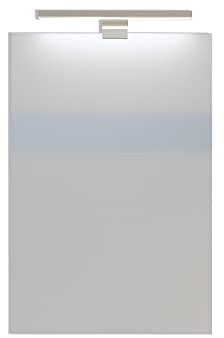 Baikal Espejo de Baño, Varias Formas y Medidas Disponibles. Opción con y Sin LED. Estilos Que se adaptan al baño o Cualquier Estancia del hogar. 40 x 60 cm Espejo con Aplique LED, 280034989