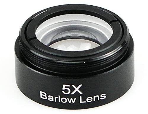 1.25 inch 5X Barlow Lens M28.6 * 0.6 Thread for Telescope Eyepiece
