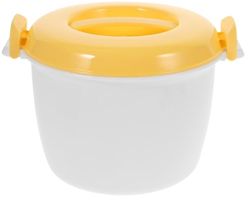 DOITOOL Mini Microwave Microwave Rice Maker Cooker Microwave Rice Cooker Vegetable Steamer Microwave Cookware for Rice, Chicken, Pasta, and More 15.5X15.5X20CM Rice Container