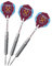 FOCO Hammers FC Dartpfeile mit Stahlspitze, Messing, offizielles Lizenzprodukt, Blau, Weinrot (D1429), 22 g