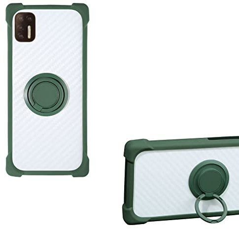 Coque pour Klipad KL602 4G Coque Compatible avec Klipad KL602 4G Coque Étui Support de Bague métallique 360° en PC + Silicone CSKB-LV