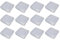 Hüllen für SD Karten (12 Stück) SD + MicroSD Set Flach Speicherkarte Hülle Case Box Aufbewahrungsbox Thin Speicherkartenhüllen Schutzhülle 12x Dünn (12x SD Hülle (Flach))