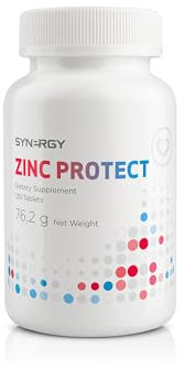 Synergy Worldwide Zinc Protect 120 Tabletten | 15 mg Zink pro Tablette | Unterstützt die Immunfunktion | Vitales Mineral für optimale Gesundheit und Wohlbefinden | 76,2g