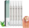 White Nail Growth Serum & Cuticle Oil - 5pcs Nourishing Treatment Pens for Nails & Feet