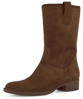 Gabor Damen Klassische Stiefeletten, Frauen Stiefeletten,warm,gefüttert,Boots,Stiefel,Bootee,Booties,halbstiefel,Whisky,39 EU / 6 UK