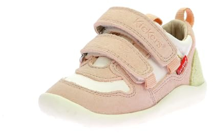 Kickers FRAPY,Sneakers Bas Bebe Rose Clair, 22 EU