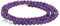 Lebensquelle Plus Edelstein Kugelkette + 925 Silber Verschluss | Ø 4mm Kugeln Karabinerverschluss 45cm lang | Hochwertige Kette (Amethyst)