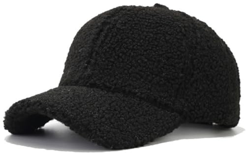 DURINM Baseball cap Winter Cappello Baseball Invernali Cappellino in Lana Berretto da Baseball Unisex Cappelli Invernali Cappelli per Circonferenza della Testa Cappellino con Visiera