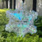 4 Stücke Nine San Schneeflocke Luftballons Transparent Snowflake Folienballon Weihnachten Clear Bunte Schneeflocken Ballon Frozen Winter Party Deko