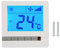 Programmable thermostat for gas boiler, Digital heating thermostat, 2 wire connection, Easy to program, Fireproof ABS material