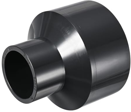 M METERXITY Raccord De Réduction UPVC 3x1-1/2 Raccord De Réduction Gris | 1-Pack, Schedule 80 PVC Pour Ligne D'eau