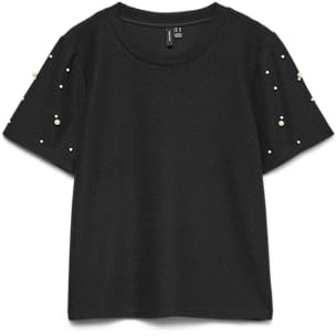 VERO MODA Damen Vmnaya Ss O-Neck Top JRS Ga