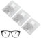 300 Pcs Eyeglasses Hinge Screws, Glasses Repair Hinge Screws, Metal Decorative Eyeglasses Screw Kit for Repairing Maintenance (2.5 X 1.2 X 1.6mm / 0.1 X 0.05 X 0.06in)