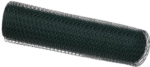 vidaXL Hexagon Fence 0.8 x 100 m PVC Green