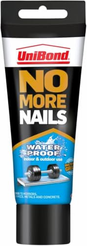 ASA® UniBond No More Nails - Waterproof - Heavy Duty Mounting Adhesive - Strong Glue - For Mirrors, Wood, Ceramic, Metal & More - Instant Grab Adhesive - Indoor & Outdoor - 340g Tube