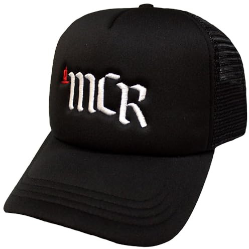 Rock Off officially licensed products Men's My Chemical Romance MCR Logo Trucker Cap Black