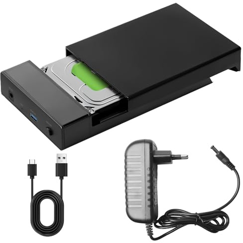 Docking Station per dischi rigidi, docking station HDD USB3.0, docking station per dischi rigidi SATA da 2,5 e 3,5 pollici, USB Type-A a USB Type-A, adattatore dual-vie clonazione
