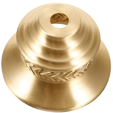 DIYEAH Coupelle de Support de Lampe DIY en Laiton Embout d'Abat-Jour Compatible E27 Adapté Lampe de Table à Suspendre Applique Fonction de Focalisation d'Éclairage