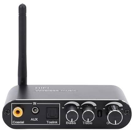 Jectse Digital to Analog Audio Converter, BT 5.1 USB Inputs to AUX Optical Sound Converter Audio Adapter for HD DVD Home Cinema Systems