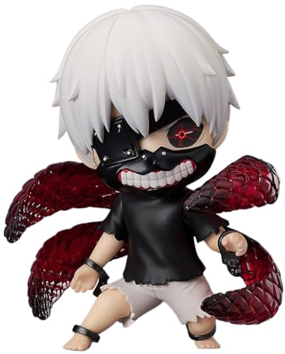 DEXSHUN Kaneki Ken Figur Mini Anime Action Figure Kaneki Modell mit Zubehör PVC Statue Desktop Dekoration Ornament 10cm