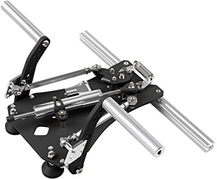 Joytopiaminds SN-1 Helicopters Flugsimulator-Ruderpedale, Vollmetall-USB-Ruderpedale mit berührungslosem Hall-Sensor für PC