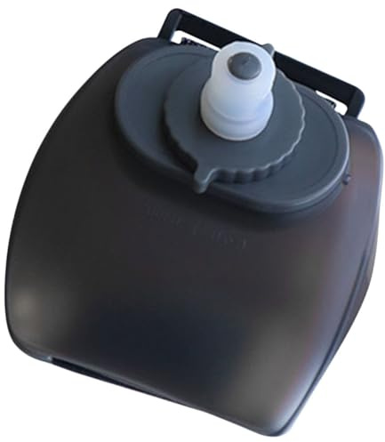 Alipis Gourde Bracelet Souple Semi-Transparente Noire, 250 ML, en Silicone et Polypropylène, Gourde de Fitness Portable pour Course à Pied, Cyclisme et Activités de Plein Réutilisable