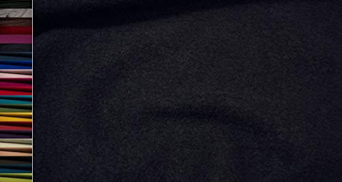 StoffBook DUNKELBLAU HOCHWERTIG LODEN WALKLODEN STOFF 620G, B449