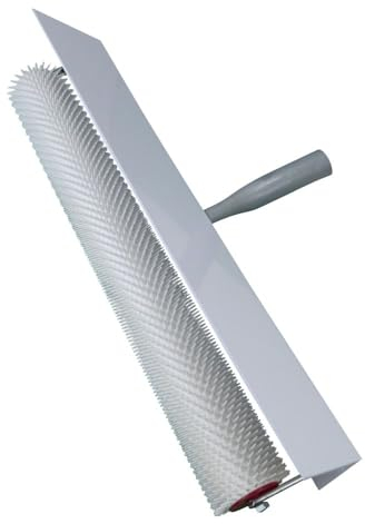 ROTIX Stachelwalze Entlüftungswalze mit Spritzschutz 25 + 50 cm breit für Estrich (50 cm breit, 11 mm Stachel)