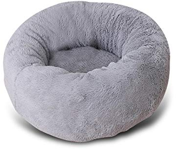 PETCUTE Flauschiges Katzenbett hundekorb warmes Welpenbett weiches Katzennestbett Katze Nest kuscheliges Hundebett für den Winter S