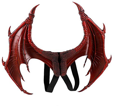 BaronHong Halloween Karneval Kostüm Cosplay Dämon Drachenflügel für Erwachsene