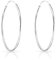 DTPsilver® 925 Sterling Silber Creolen Ohrringe - Klein/Mittelgroße/Groß - Dicke 1.2 mm - Durchmesser: 35 mm