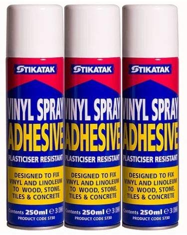 Stikatak - Vinyl Spray Adhesive - Box of 3 (250ml)