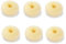 Mini Chignon Donut Hair Shaper, 6 PCS Bun Makers for Short and Thin Hair, 2 Inch Beige Bun Forms for Kids & Girls