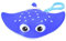Manta Form Unterwasser BCD Anhänger, Kid Swim Toy Life Diver Symbol Auftrieb Taucher Puppe Bouy Float(Manta)