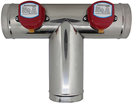 Compuerta aire motorizada 220v T para ventilacion regulacion aire acondicionado conductos extractor aspiracion (Diámetro externo 63mm)