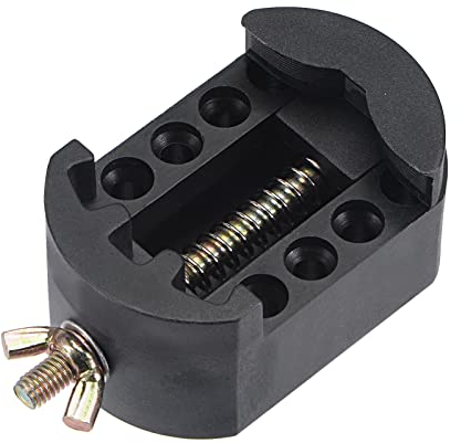 sourcing map Watch Back Case Cover Remover Holder Tool Adjustable 36mm PE Black