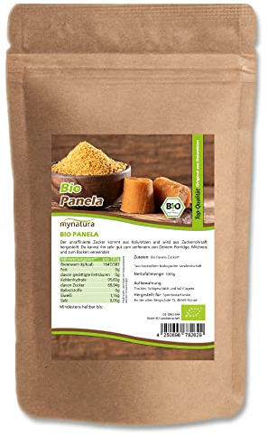 Mynatura Bio Panela I Rohrzucker I Zucker I Süß I Kochen I Backen I Sweet I Sugar I Vegan I Im Beutel (1x 1000g)
