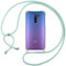 ISOI Kompatibel mit Xiaomi Redmi 9 Hülle,Handykette Hülle Silikon Seil Necklace Handyhülle mit Kordel Tasche TPU Bumper Schutzhülle für Xiaomi Redmi 9 - Grün
