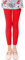 L&K-II 3/4 Kinder Mädchen Sommer Strumpfhose ohne Füße Ballett Strumpfhose Tanzstrumpfhose 40 Den Blickdichte Mikrofaser Farbig 27252 Rot 134/140