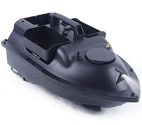 RC Futterboot, 500M Fernbedienung Fischköderboot Doppelmotoren Baitboat 2kg Beladung Köderboot Fischköder für Nachtangeln Karpfenangeln Angler Geschenke