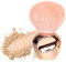 Brocha de maquillaje en polvo, pincel coloretes en polvo, brocha facial grande para polvos suelto o prensado, pinceles para maquillaje facial, cepillo en polvo con fibras de felpa (dorado)