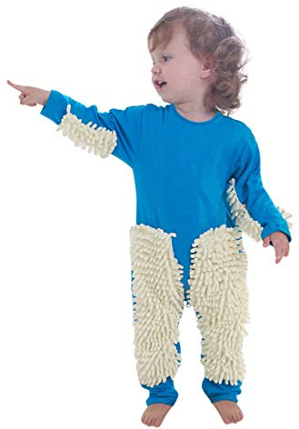 DUHGBNE Mop rastrero mameluco bebé recién nacido sólido niña Jumphat niñas pantimedias y pijamas, Blanco-B., 18- 24 Meses