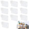 CSENASON Refrigerator Dividers,Clear Plastic Storage Baskets Space Allocator Retractable Separators Clips 10pcs