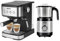 GEEPAS 1100W Espresso & Cappuccino Coffee Machine & 450W Coffee Grinder Combo Set | Milk Frother, 1.5L Water Tank | Wet & Dry Coffee Grinder Mill for Spices Chutney, 800ML Capacity, 2 Speed Pulse