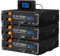 Oasesenergy 48V 300Ah LiFePO4 Akku (3 Pack 100AH),5120Wh Lithium Batterie mit 100A BMS, Berührbarer LCD-Bildschirm, 4000-15000 Zyklen, Für Solar, PV, Hausstromversorgung, Off-Grid,Camping, Wohnmobile