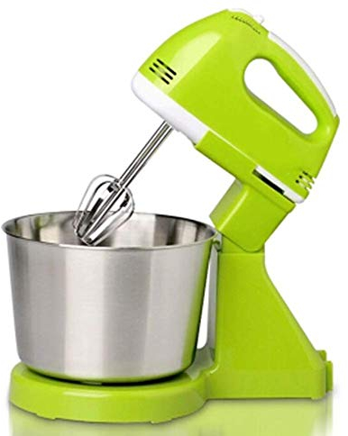Frullino per Le Uova-Sbattitore Elettrico con Ciotola in Acciaio Inossidabile (Colore: A)